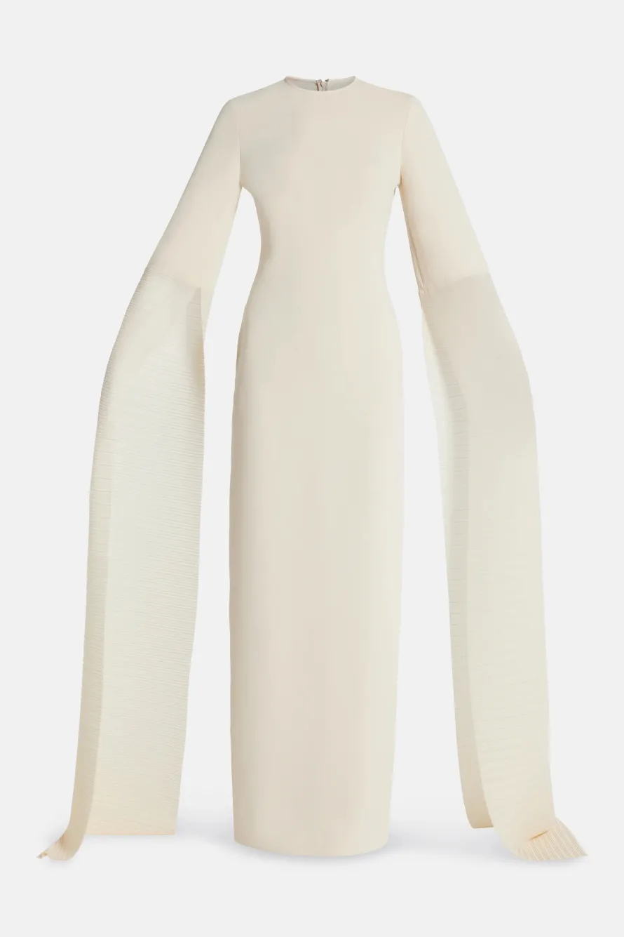 Naomi Evening Dress in White