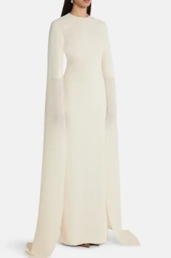 Naomi Evening Dress in White