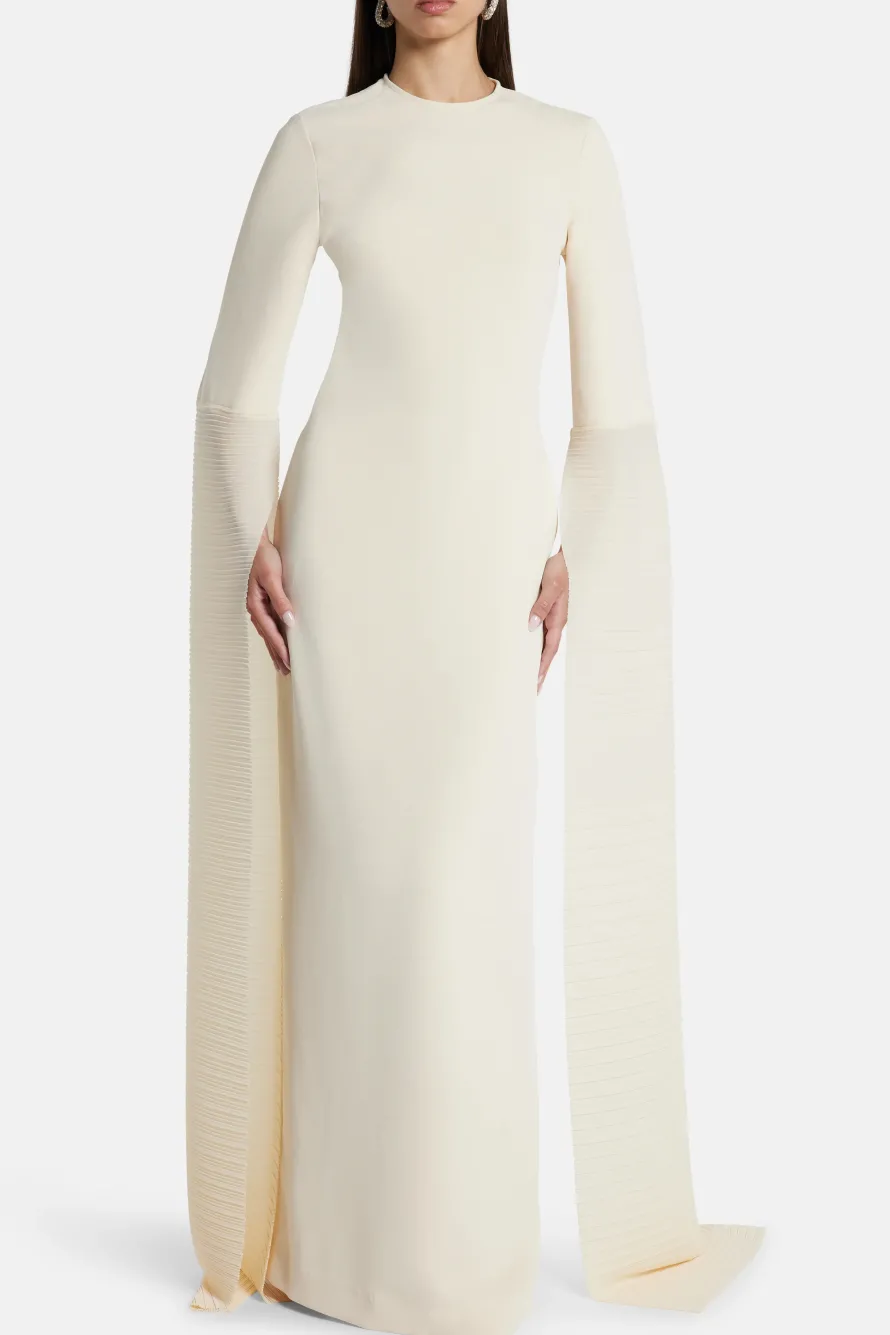 Naomi Evening Dress in White