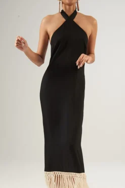 Nina Fringe Maxi Dress
