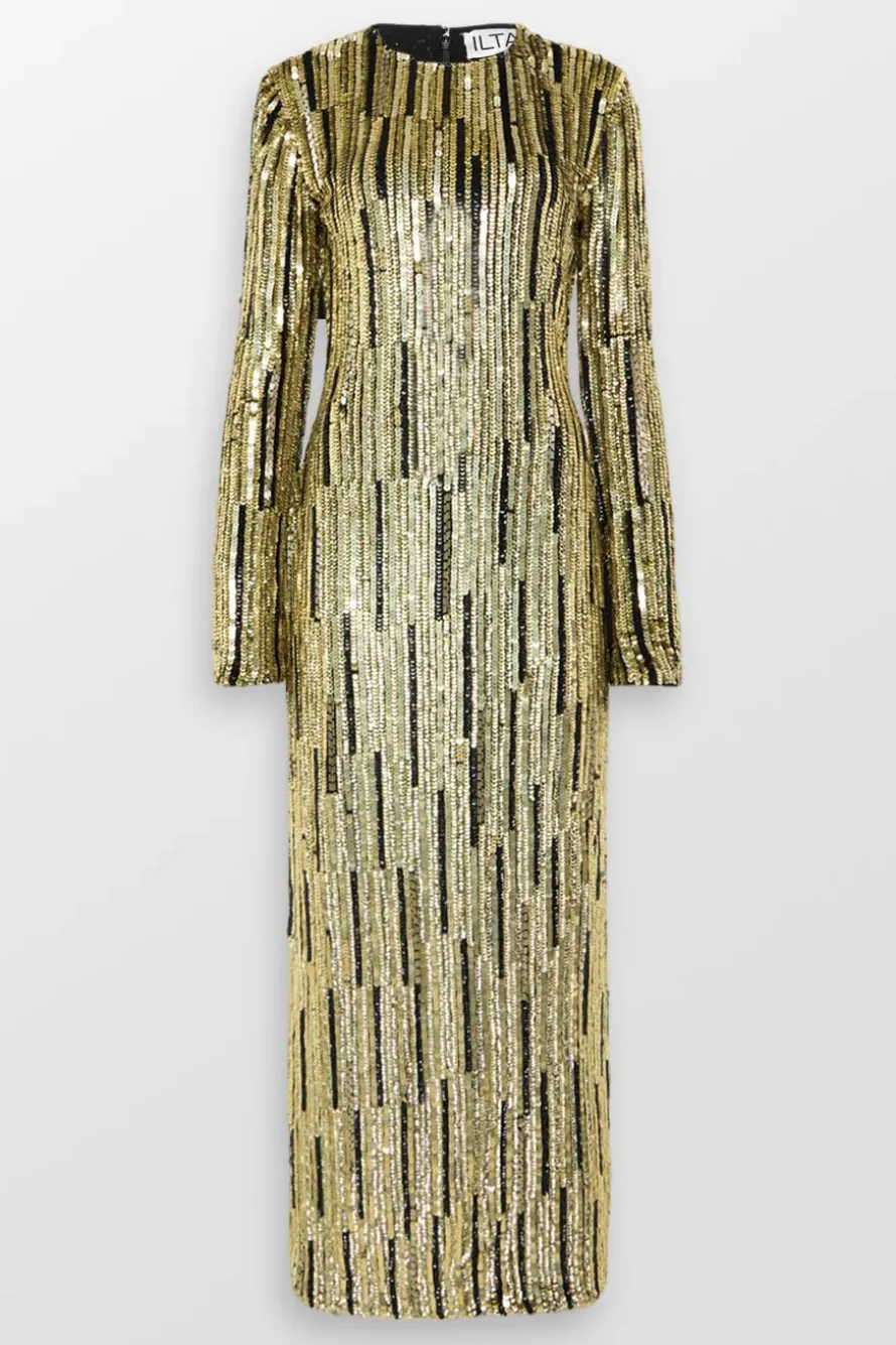 Nola Embellished Evening Dress