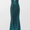 Off Shoulder Evening Gown