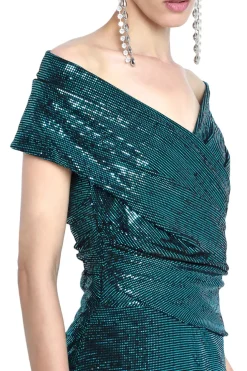 Off Shoulder Evening Gown