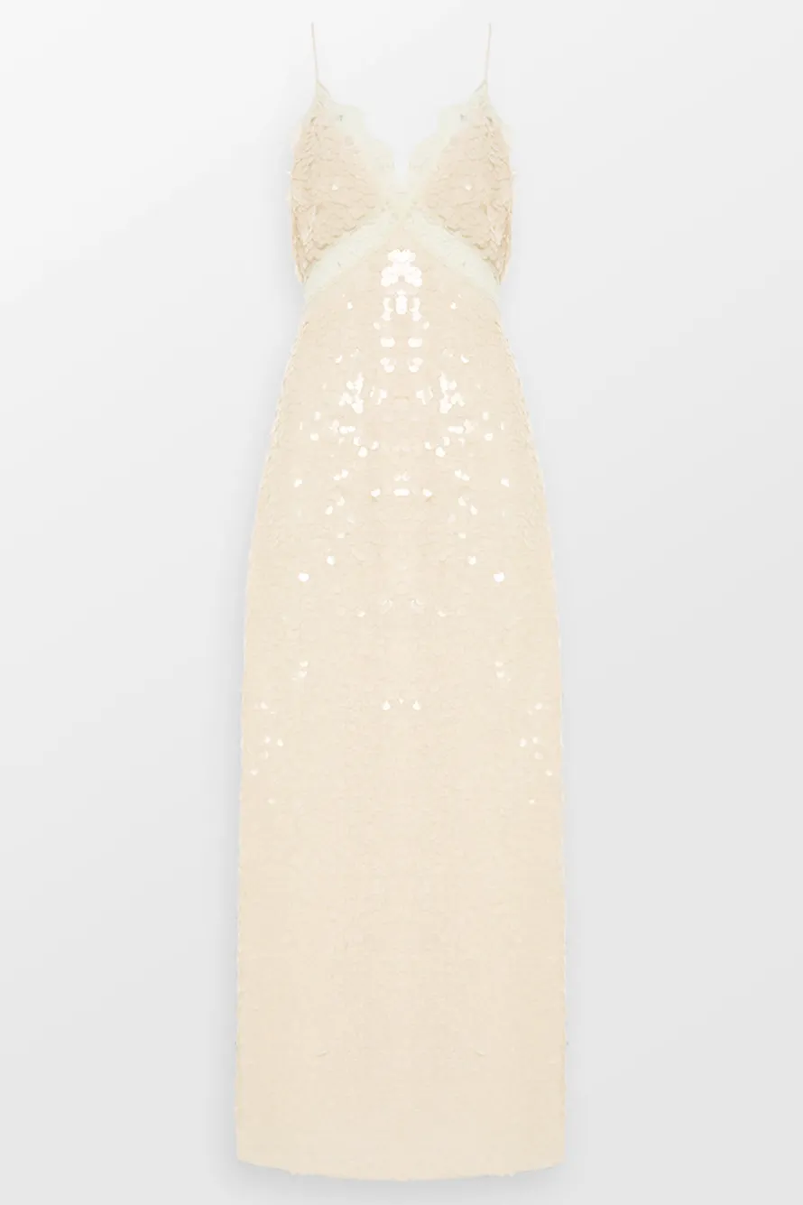 Olmine Sequin Maxi Dress