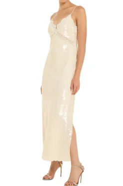 Olmine Sequin Maxi Dress