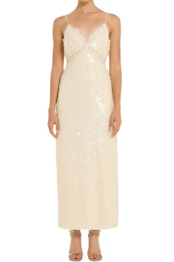 Olmine Sequin Maxi Dress