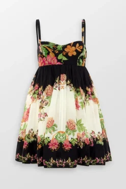 Pahi Floral Dress With Quilted Yoke