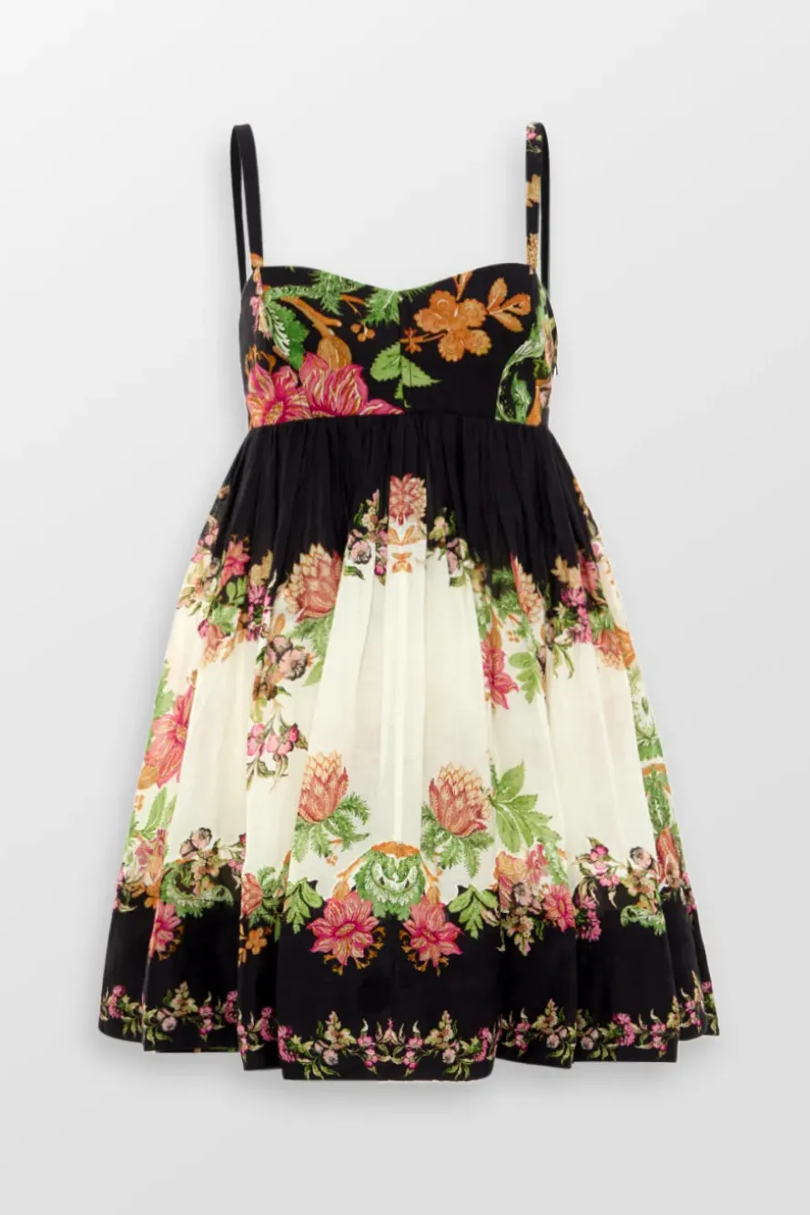 Pahi Floral Dress With Quilted Yoke