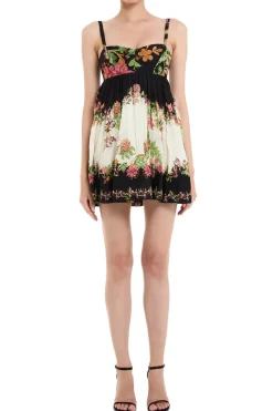 Pahi Floral Dress With Quilted Yoke