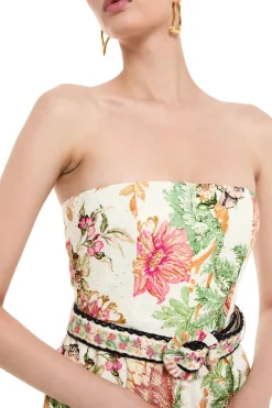 Pahi Floral Jumpsuit With Buckle Belt