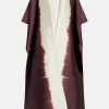 Painted Open Kimono And Dress Set