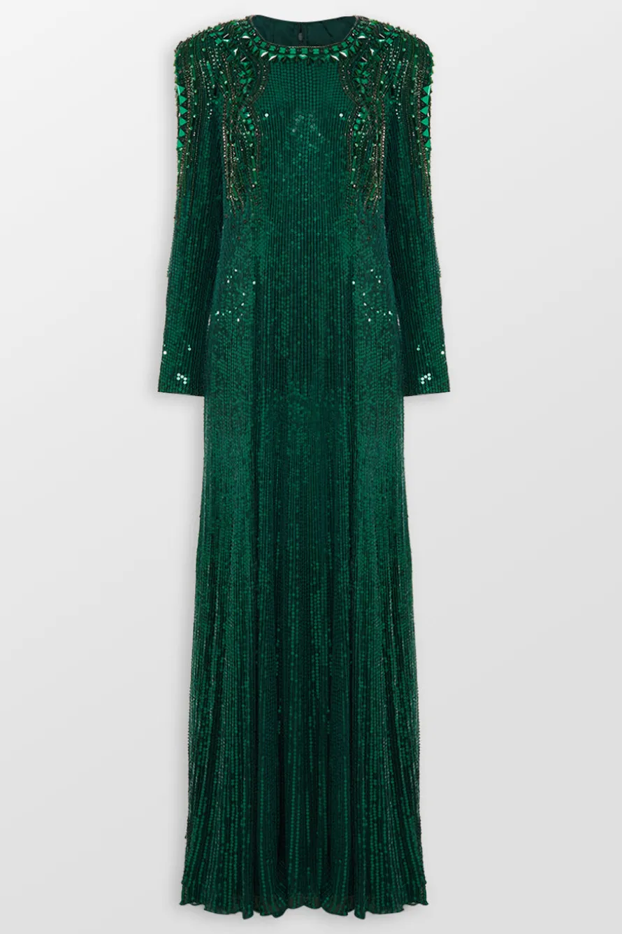 Paloma Embellished Evening Gown