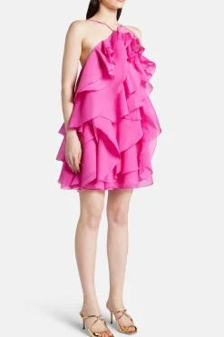 Pandorea Layered Mini Dress in Pink