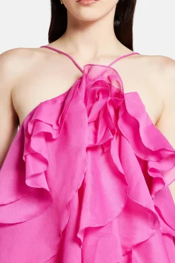 Pandorea Layered Mini Dress in Pink