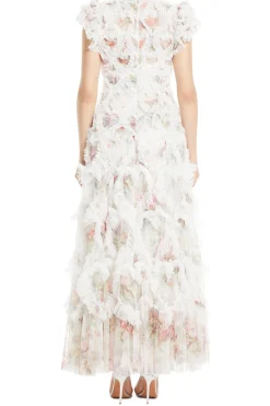 Paradise Garden Amorette V Neck Maxi Dress