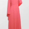 Pascale Asymmetric Midi Dress