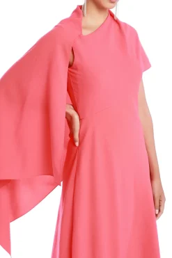 Pascale Asymmetric Midi Dress
