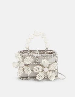 Pocket Gardenia Top Handle Bag