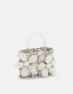 Pocket Gardenia Top Handle Bag