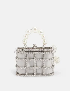 Pocket Gardenia Top Handle Bag