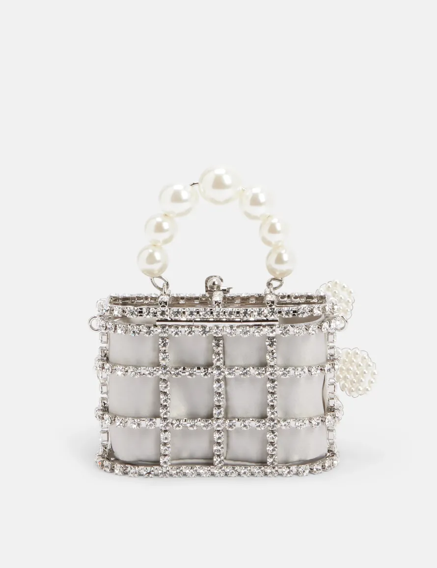 Pocket Gardenia Top Handle Bag