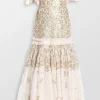 Regal Rose Off Shoulder Maxi Dress
