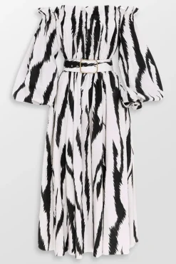 Sarah Off Shoulder Midi Dress