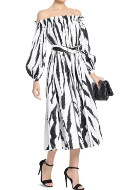Sarah Off Shoulder Midi Dress