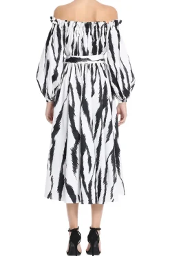Sarah Off Shoulder Midi Dress
