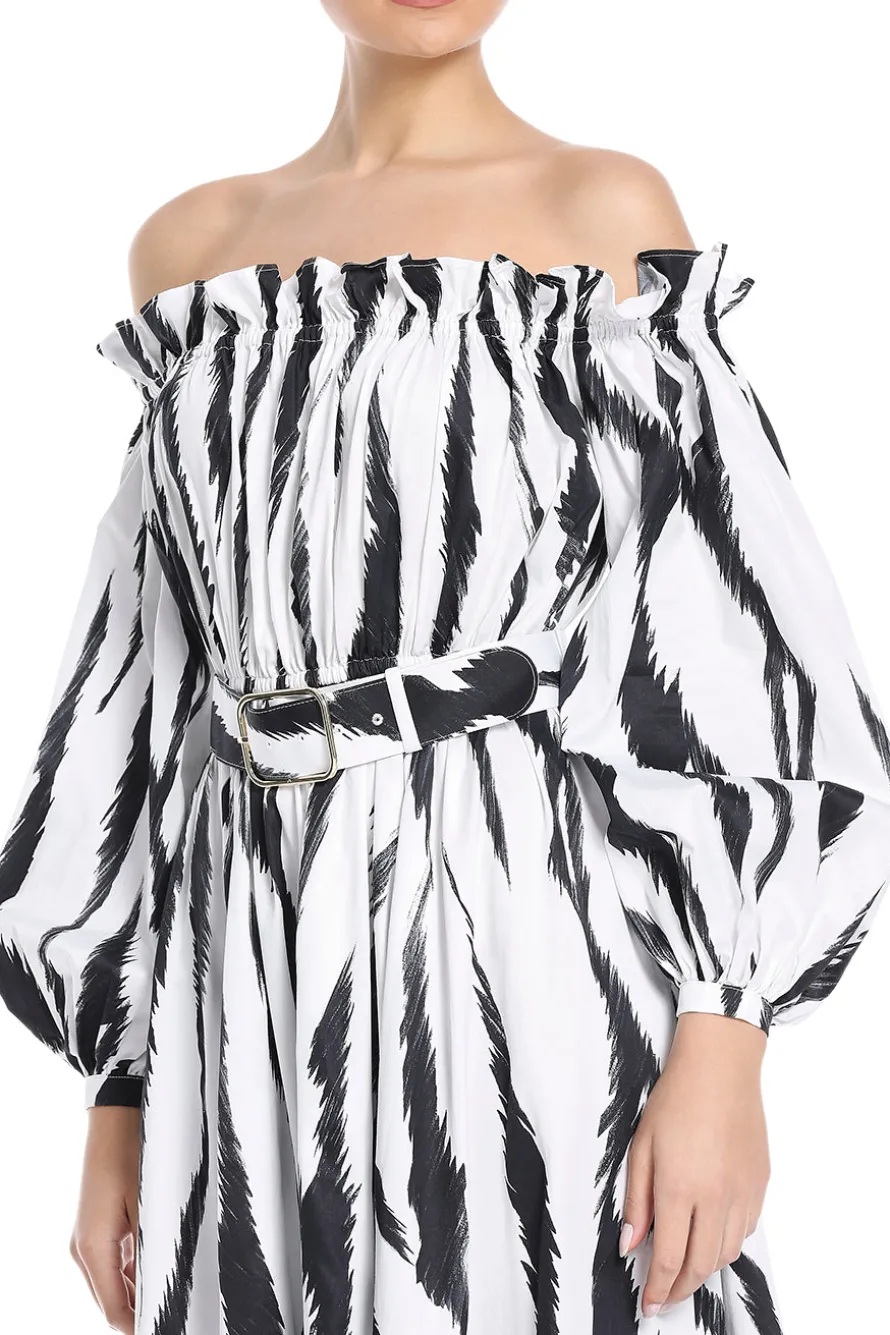 Sarah Off Shoulder Midi Dress