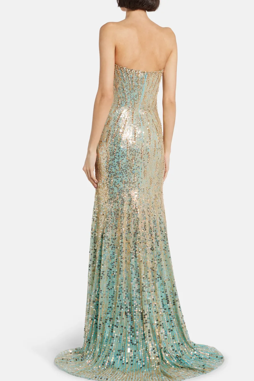 Sarai Embellished Evening Gown