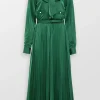 Satin Midi Dress