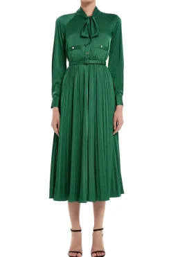 Satin Midi Dress