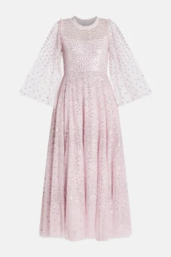 Scatter Dot Evening Dress