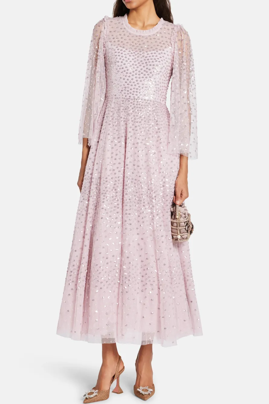 Scatter Dot Evening Dress