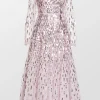 Sequin Dash Evening Gown
