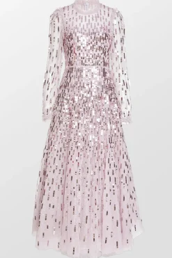 Sequin Dash Evening Gown