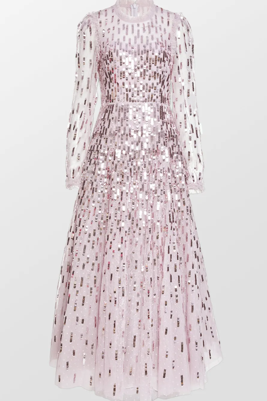 Sequin Dash Evening Gown