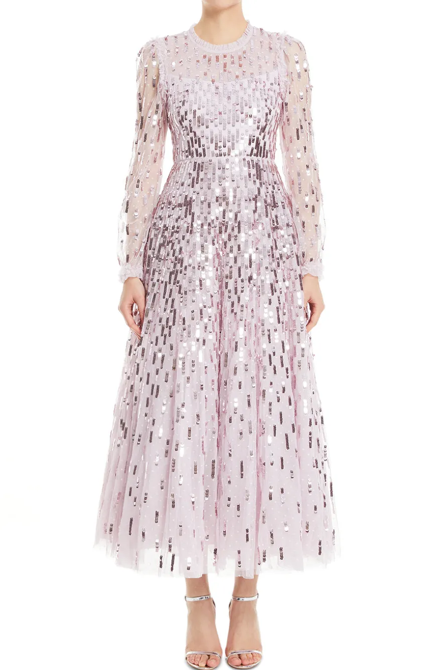 Sequin Dash Evening Gown