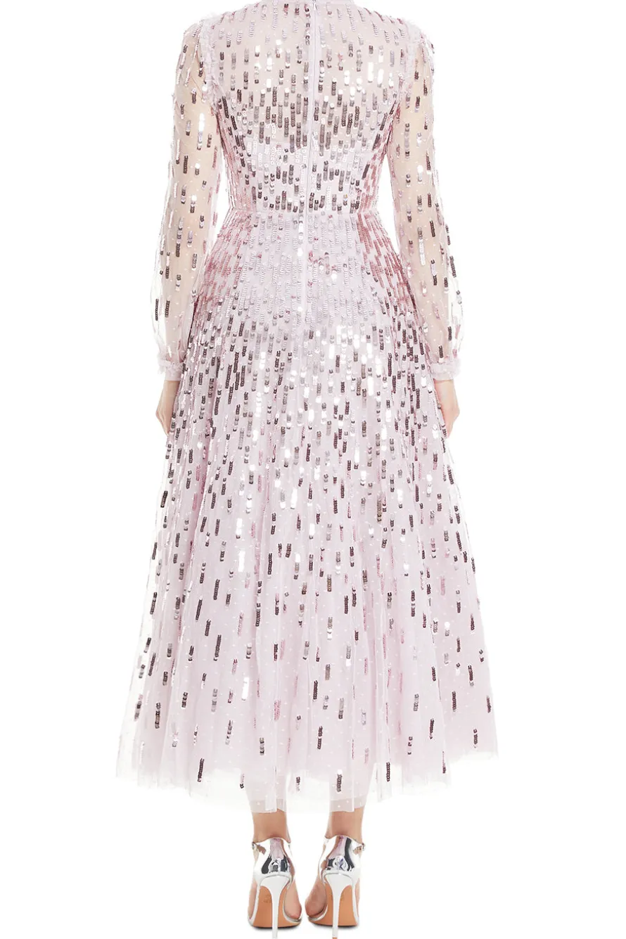 Sequin Dash Evening Gown