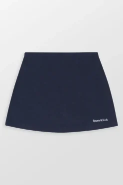 Serif Logo Terry Mini Skirt