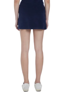 Serif Logo Terry Mini Skirt