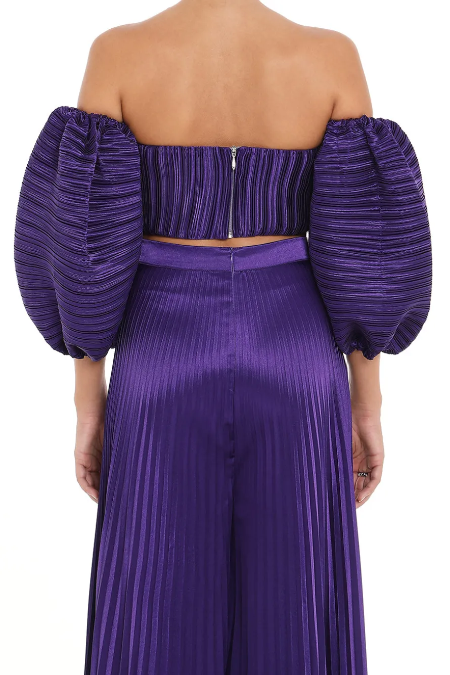 Sirene Off-Shoulder Crop Top