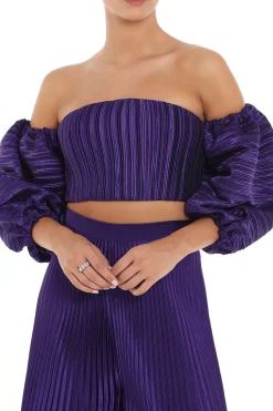 Sirene Off-Shoulder Crop Top