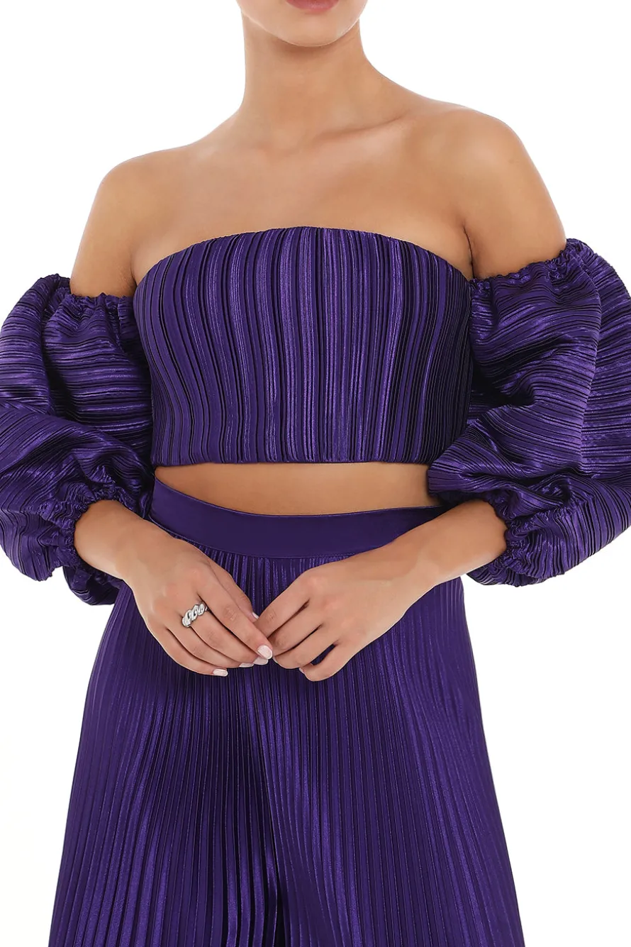 Sirene Off-Shoulder Crop Top