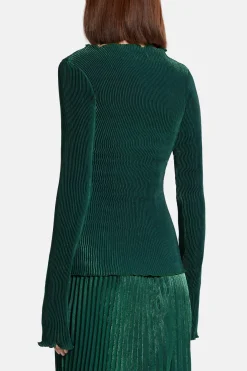 Soiree Long Sleeved Shimmer Top