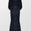 Sparkle Tulle V Neck Evening Gown