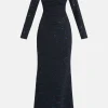 Stardust Jersey Evening Dress