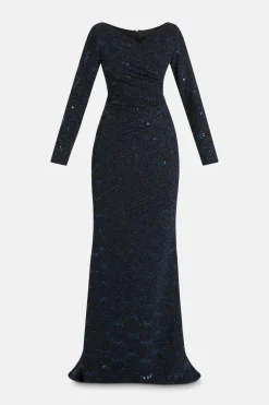 Stardust Jersey Evening Dress