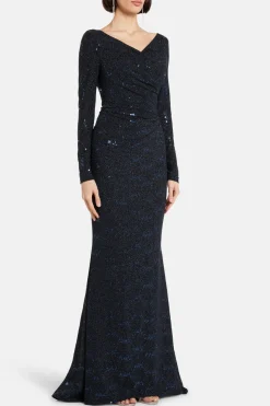 Stardust Jersey Evening Dress
